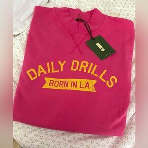 XS/S Daily Drills Hot Shot Pink Crew